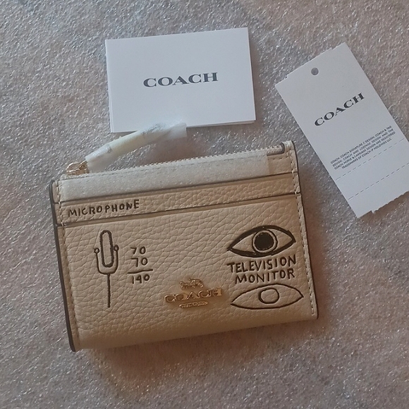 Coach Handbags - COACH  X Jean Michel Basquiat Mini Skinny ID Case NWT C5618